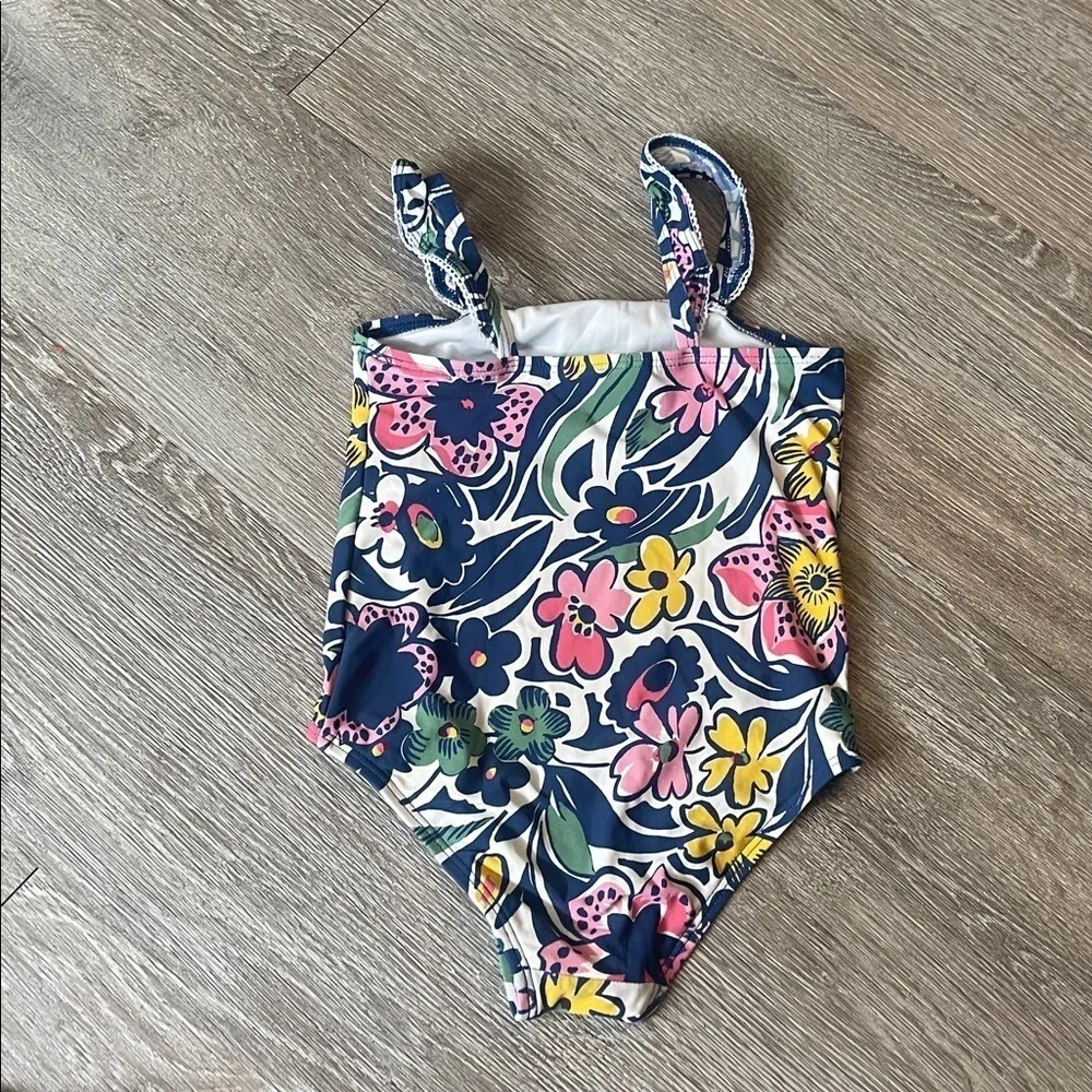 Roller Rabbit Colorful Patterned floral baby girl swimsuit one piece 18 24 month